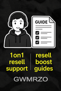 1 on 1 support+resell boost guides